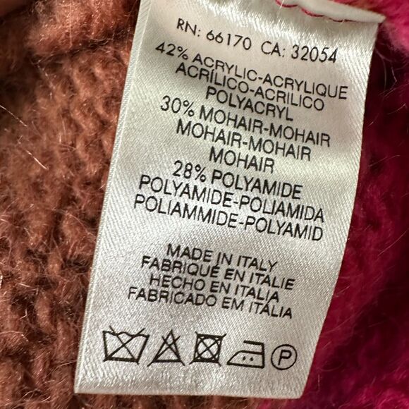 Free People Over the Rainbow Cardigan Womens XS Sweater Mohair Blend Duster Long - Picture 7 of 10